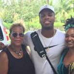 Buddy Hield with Family Ladies