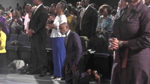 The Pastor On His Knees
